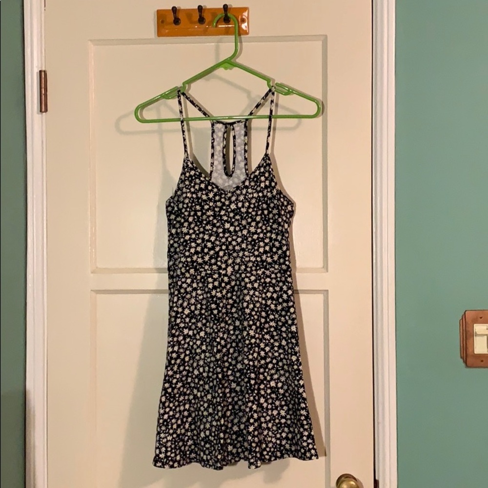 Little Black Floral Dress